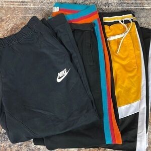 MEN'S Track Pants Evolution in Design Nike Forever 21 THREE pairs
